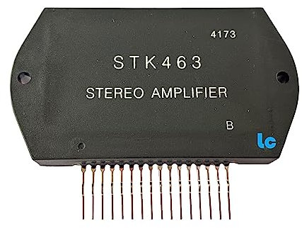 Circuito Integrato Ibrido STK463 - Amplificatore Di Potenza 25+25 W - 16 Pin