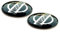 2 Stück Aufkleber 56mm Diameter mit Logo für NissanAuto. für Auto Kfz. Sticker mit Emblem für Nabenkappen usw. (56mm Niss. 2St.)