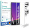 smartect TPU Protector de Pantalla [2 + 2 Piezas] para Samsung Galaxy S24 Ultra, Pantalla + Cámara, Cubre toda la Pantalla, Película Protectora sin Burbujas, Anti-huella