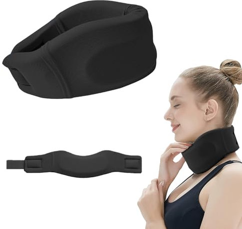 HIQE-FL Nackenstrecker,Nackenstütze,Halskrause Mensch für den Schla, Nackenbandage für Nackenschmerzen und Unterstützung,Reise Nackenkissen,Collare Cervicale
