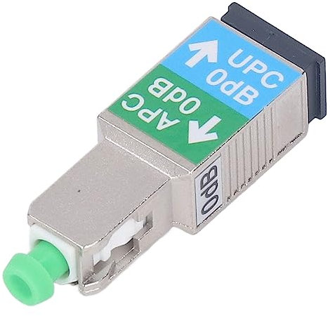 Eujgoov Connecteur Fibre Optique Adaptateurs Fibre Optique SC APC Mâle vers SC UPC Femelle Adaptateur Hybride Fibre Optique SM9/125, Compatible avec le Localisateur Visuel de Défauts du