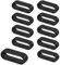 Amabro 10 Stück Uhrenarmbänder für Herren,Gummi Uhrband 20mm,Silikon Uhrenband Uhrenarmbandhalter Ersatz Uhrenarmbandschlaufe Uhrenarmband Halteschlaufen Befestigungsringe für Smart Sportuhren