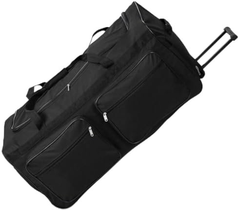 Maleta de Viaje Grande, Maleta Grande Blanda con Ruedas Trolley XXL y XL,L,M Bolsa de Viaje Espaciosa y Plegable (L)