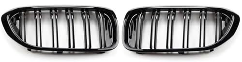 ECZDDEFS Auto Frontgrill Für B&MW 5er G30 G31 2017-2020 Facelift Style Frontstoßstange Nierengrill Grill Schwarz Glänzend Doppellamelle Frontstoßstangen-Kühlergrill