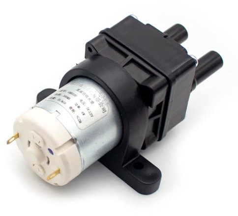 LeTkingok GMB330 Pompa Acqua Industriale, Micro Pompa di Circolazione DC 12V/24V Pompa Autoadescante a Membrana 2L/MIN (24V)