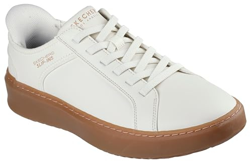 Skechers Herren Low-Top Sneaker Court Break Double Vented, Männer Sneakers,Slip-ons,Skater,Low-top,Halbschuhe,Sportschuhe,Weiß,40 EU