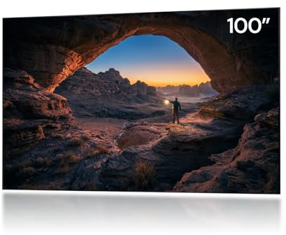 Écran Fresnel de 100 Pouces rejetant la lumière ambiante, Gain de 1,8 DB, résistance à la lumière ambiante de 85%, Conception de Type de-Speckle, Cadre Fixe 16:9 pour projecteur à Longue portée