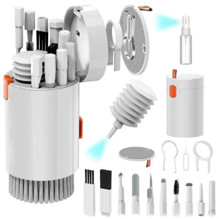 Multifunktionales 20-in-1-Tastatur-Reinigungsset für Tastaturen, Smartphones, Tablets und mehr, einfach zu bedienen und zu tragen