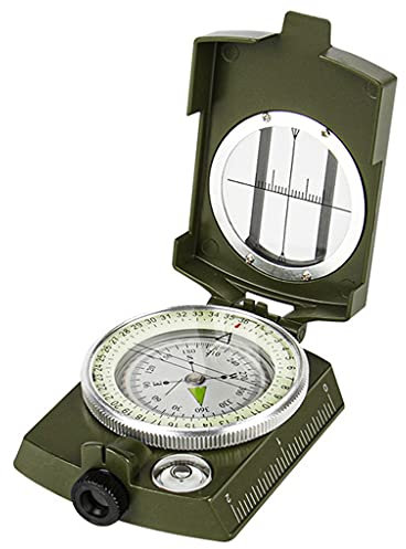 Generisch Metallsichtkompass - Multifunktionaler Kompass für Camping- und Outdoor -Aktivitäten
