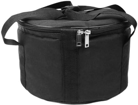 Portable Tibetan Singing Bowl Bag Oxford Cloth Storage Case with Mallet Holder Professional Travel Bag for Singing Bowl Sets, Meditation Tools & Sound Healing Instruments Carry Bag, 12inch