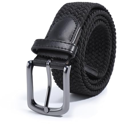 OAKLOVE Elastischer Gürtel Herren & Damen, Flechtgürtel ohne Löcher 35mm | Stufenlos verstellbar. Zinklegierung – leicht & stabil. Formstabil – kein Ausleiern. Für dauerhaften Tragekomfort