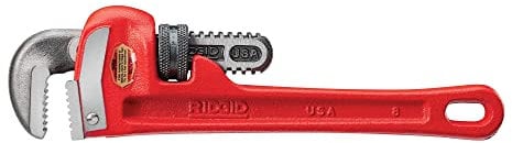 RIDGID 31005 Giratubi dritti per impieghi pesanti da 20 cm, chiave per idraulica da 20 cm