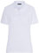 James & Nicholson Damenpolo Classic - Piqué-Poloshirt mit gestrickten Bündchen | Farbe: White | Grösse: M