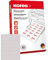 Kores - Universal-Selbstklebeetiketten rechteckig, 100 Blatt Format Weiß mit Etiketten 97 x 42,3 mm
