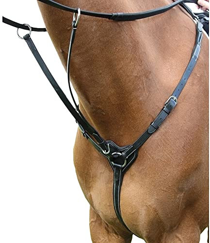 Shires Salisbury 3 Point Springreiten Pony schwarz - schwarz