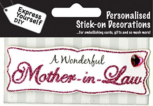 Mother-In-Law (Pink) - Handmade Personal Captions - Express Yourself DIY