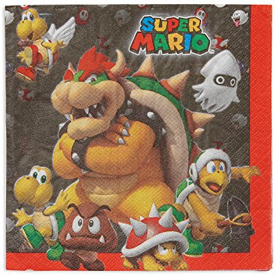 Amscan- Super Mario Servilleta (511554)