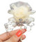 Fouriding Bräutigam Boutonnièr Braut Blumen Corsage Brosche Hochzeitsanstecker der Männer für Herren Hochzeit Anzug Bankett Partei