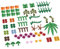 LEGO Mixed Plants & Flowers Pack - 100 Pieces | Real parts