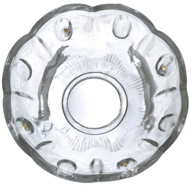 ORION LIGHTSTYLE Coupe en verre pour lustre en cristal Diamètre 100 mm, trou de cristal 31 mm