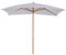 Outsunny Parasol droit rectangulaire Parasol de jardin grande taille grande taille dim. 3L x 2l x 2,5H m blanc