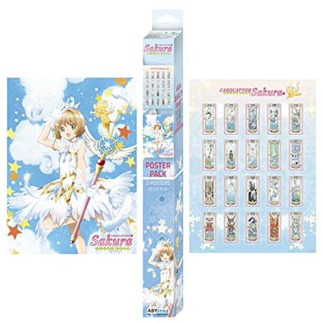 ABYSTYLE CardCaptor Sakura Clear Card Poster-Set (Chibi Poster-Set)