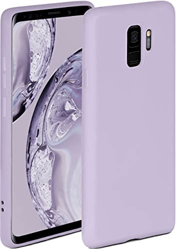 ONEFLOW Soft Case für Samsung Galaxy S9 Hülle aus Silikon mit Kameraschutz, Silikonhülle mit erhöhtem Schutz fürs Display, Backcover Schutzhülle, weiche Handyhülle, Flieder