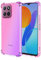 HONLEN Funda para Honor 70 Lite 5G / Honor X8 5G / Honor X6 Carcasa, (6.5 Inches) Gradiente Transparente TPU Silicona Case, Protección de Esquina Mejorada Cover Rosado Morado