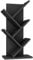 YMYNY Estantería de árbol, Librería de 4 Niveles, Librero de Escritorio, Estante de Pie para Libros, Librería Vertical para salón, Sala de Estar, Dormitorio, Oficina, ‎30 x 17 x 60CM Negro HBC014B