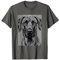 Cooles Rhodesian Ridgeback Portrait Schwarz-Weiß-Stil T-Shirt