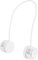 Chesoon Ventilador de Cuello Mini Ventilador Portátil Ligero Tres Velocidades de Viento Conmutables Batería Recargable Incorporada para Actividades en Interiores y Exteriores Color Blanco