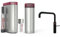 Quooker mit Reservoire PRO3 und CUBE kochend Wasserhahn (Fusion Square, schwarz)