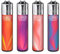 Clipper Feuerzeug 4er Set: (Pink Nebula)