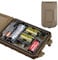 Zhongren Modular Battery Storage Case Molle Waterproof Battery Organizer Holder for CR123,18650,18350,AAA,CR2032 Batteries Survival Gear Airsoft Outdoor (Tan)