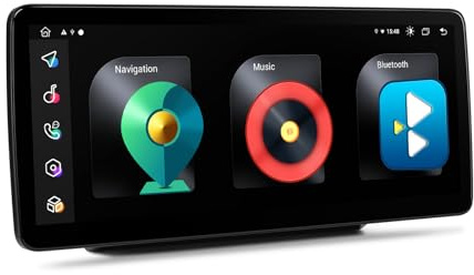 XTRONS 12.3 inch Android 13 Car Stereo Octa Core 4GB+64GB,Car Radio Player Built-in 4G WIFI GPS Navigation Wireless Car Play Bluetooth Support AHD Camera DAB for Mercedes Benz W205/w446/X253/W470