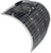 Jandei - Panel Solar Flexible de 50W 18V Monocristalino Impermeable con Celdas Solares de Alta Eficiencia para Techos, Caravanas, Caminar, Camping