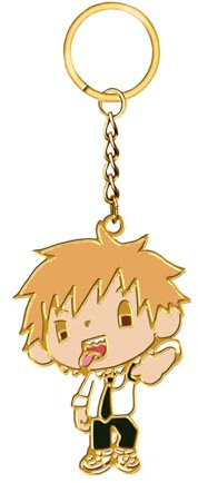Crunchyroll - Chainsaw Man – Chibi Design 1 – Porte-clés en métal émaillé – original et sous licence