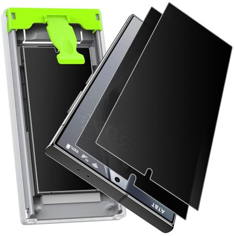 Ksleri Sichtschutz Matt für Samsung Galaxy S24 Ultra Blickschutz Matt, Fingerabdruck-ID Unterstützen S24 Ultra Matte Privacy Screen Protector, 7H