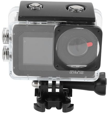 Tonysa 5K Ultra HD Action Kamera WiFi, Wasserdicht mit Schutzhülle, Unterwasserkamera Unterstützt Einzelaufnahme, Timer, Serienaufnahme, Fernaufnahme