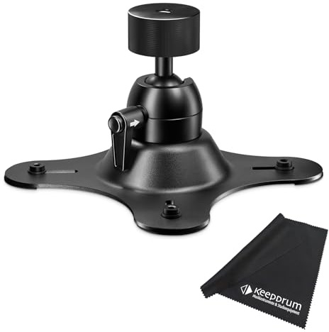 Rode Vesa-Mount Halterung Stativ-Befestigung für Rodecaster + keepdrum Mikrofasertuch