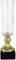 Art-Trophies At11593 Trophäe aus Keramik und Glas, Transparent/Gold, 26 cm