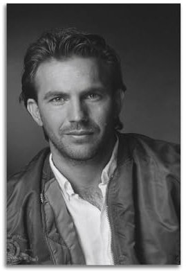 Kevin Costner Schauspieler-Produzent und Regisseur, berühmte Film- und Fernsehfiguren, Pop-Musikfiguren, Poster, Dekoration, Leinwand, Kunstdekoration, Druck, Signaturfoto, Wohnzimmer, Heimdekoration,