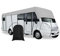 LHCXKJGS Wohnwagen Schutzhülle 210D Oxford-Gewebe Wohnwagen Schutzdach Wind-, Regen- Und Schneefest Sackmarkise Wohnwagen Geeignet Für Jede Jahreszeit Und Jedes Klima,Grey-10m×3m