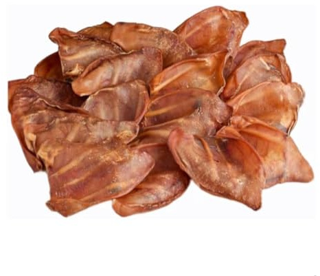 Dei Nature Orecchie di Maiale Essiccate 12 Pezzi per Cani e Cuccioli, Snack Masticabile Naturale Adatto dieta Barf