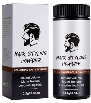 Cera in Polvere per Capelli Uomo,Polvere volumizzante per capelli, Polvere Volumizzante Capelli, Polvere Capelli Uomo,Polvere di Styling per Capelli Opaca, per Tutti I Tipi Di Capelli (One Size, 1PCS)