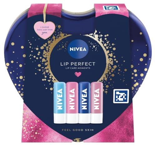 Nivea Lip Perfect 4 Piece Tin
