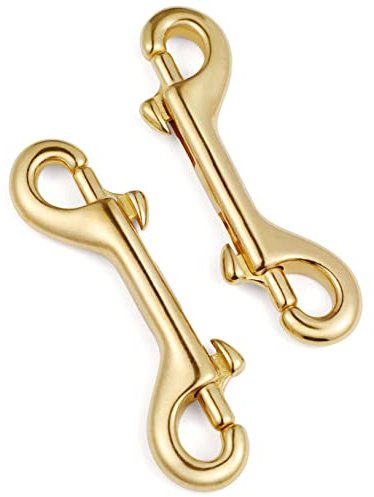 Angoily 2 Stück Angelhaken Angelwirbel Armbandverschlüsse Und Verschlüsse Gürtelschnallen Verriegeln Sprungringe Türfeststeller Tauchhakenseil Magnetische Schmuckverschlüsse Kette Golden