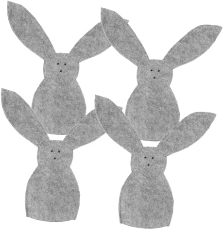 SEWOART 4 Stück Osterhasen-beutel Stoff-eierbeutel Für Haushalt Osterhasen-eier-beutel Ostereier-beutel Osterdeko