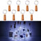 Bottle Lights 8 Pack, 2m 20 LED Wine Bottle Lights with Cork, Fairy Light Battery Operated for Birthday, Wedding, Christmas DIY Indoor/Outdoor Table Decoration (Cool White)