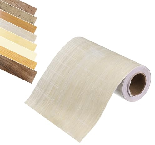 QUARKZMAN Holzoptik Klebeband, 12 cm x 5 m Selbstklebend Holzmaserung Reparaturband, Realistische Möbelkantenband, Wasserdicht, für Wand, Sockelleisten Böden, Möbel (Südamerikanisches Teak)
